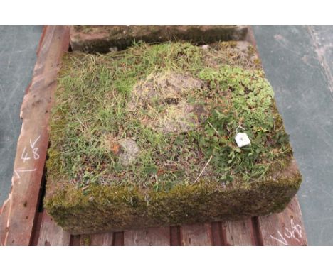Sandstone trough, height 25 cm, width 65 cm, depth 55 cm