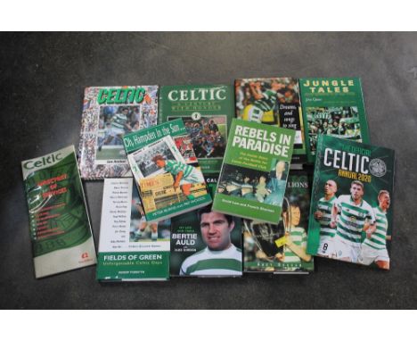 Collection of Celtic football books, Dreams and songs to sing, Fields of Green, Jungle Tales etc