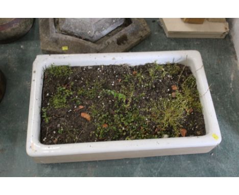 Belfast style sink garden planter 