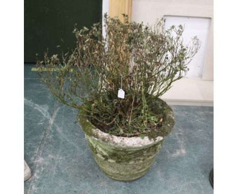Circular garden planter, height 40 cm