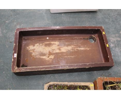 A large fireclay trough 