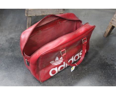 A vintage Adidas sports bag