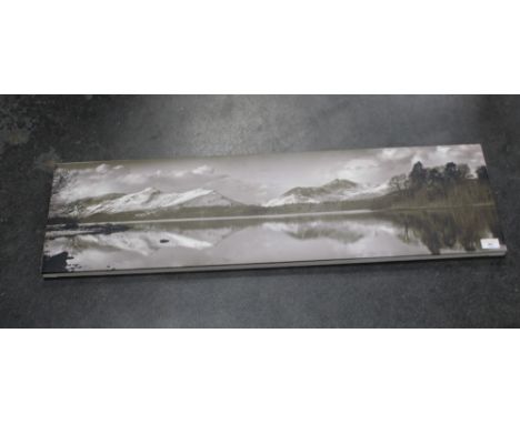 Panoramic photographic print on canvas, 91 cm x 26 cm  