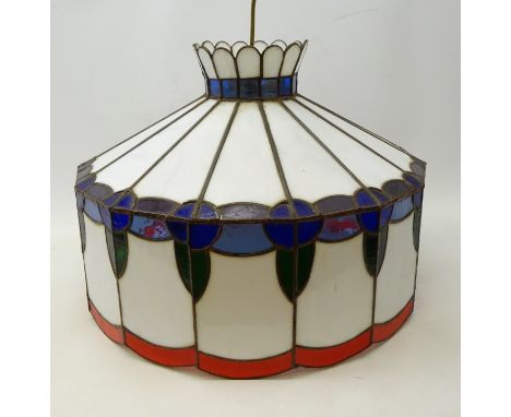 Large Tiffany style centre light fitting, D52cm 