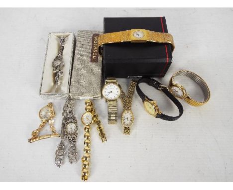 A collection of lady's wrist watches to include Kered, Rotary, Sekonda, Accurist and similar.