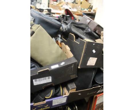 FOUR TRAYS OF CAMERA CASES AND BINOCULARS CASES (TRAYS NOT INCLUDED)