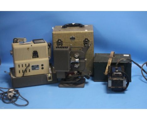 A KODAK TRANSFORMER TOGETHER WITH A KODASCOPE AND A UMIG PROJECTOR