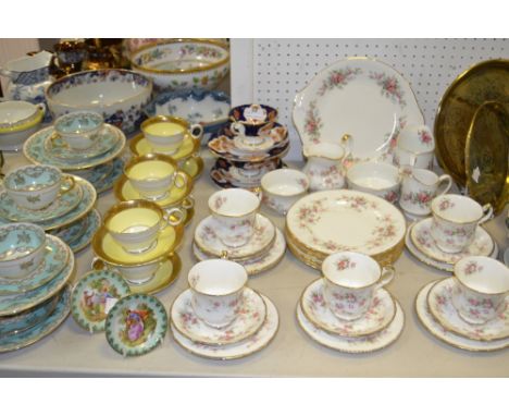 Teawares - a Paragon part tea service ; a Royal Standard part tea service ; a Bavarian part tea service; a Delphine china par