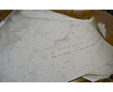 Ordnance Survey - a collection of late 19th century/ early 20th century large scale Ordnance Survey maps, showing Matlock and