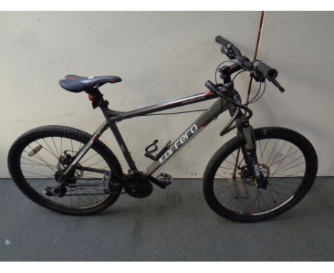 A Carrera Vengeance front suspension mountain bike 