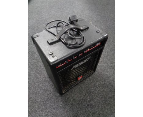 A Peavey micro base amplifier  
