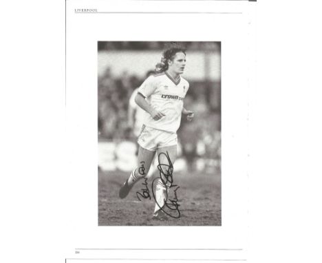 Football Paul Walsh signed 12x8 black and white magazine photo pictured while playing for Liverpool. Good condition. All auto