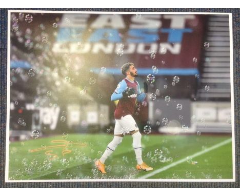 Football Saïd Benrahma signed 16x12 colour photo pictured while playing for West Ham United. Good condition. All autographs c