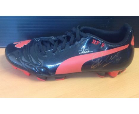 Football Radamel Falcao signed puma football boot. Radamel Falcao García Zarate (10 February 1986) is a Colombian professiona