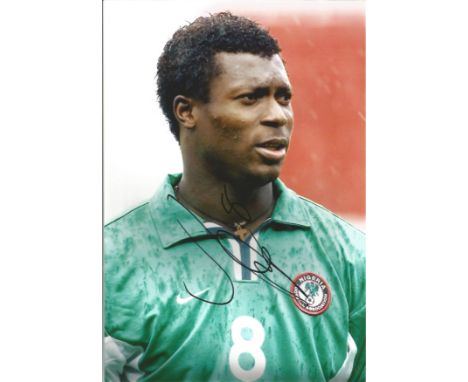 Football Yakubu signed 12x8 colour photo pictured while playing for Nigeria. Yakubu Ayegbeni (born 22 November 1982), known a