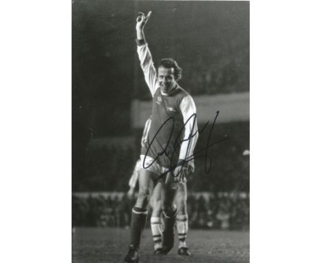Football Liam Brady signed 12x8 black and white photo pictured while playing for Arsenal. Good condition. All autographs come