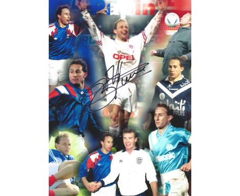 Football Jean-Pierre Papin signed 12x8 colour montage photo. Jean-Pierre Roger Guillaume Papin (born 5 November 1963) is a Fr