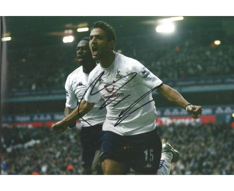 Football Mido signed 12x8 colour photo pictured while playing for Tottenham Hotspur in England. Ahmed Hossam Hussein Abdelham