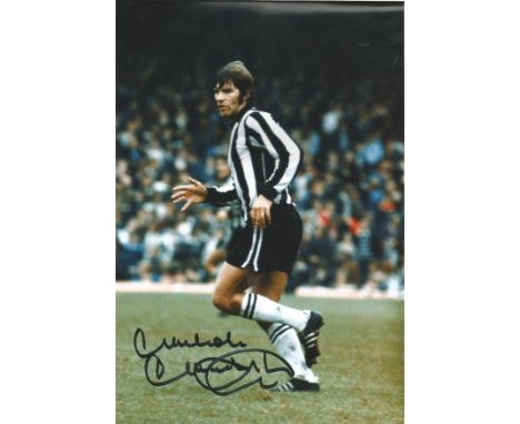 Football Malcom MacDonald signed 12x8 colour photo pictured while playing for Newcastle United. Good condition. All autograph