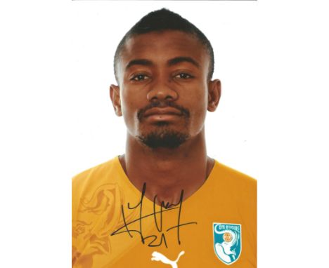 Football Salomon Kalou signed 12x8 colour photo pictured while on Ivory Coast duty. Salomon Armand Magloire Kalou (born 5 Aug