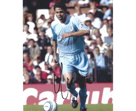 Football Fernando Hierro signed 12x8 colour photo while playing for Bolton Wanderers in England. Fernando Ruiz Hierro born 23