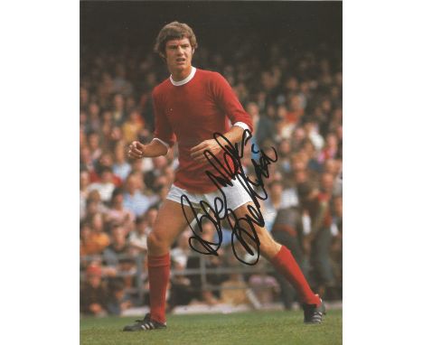 Football Brian Kidd signed 12x8 colour magazine photo pictured while playing for Manchester United. Good condition. All autog