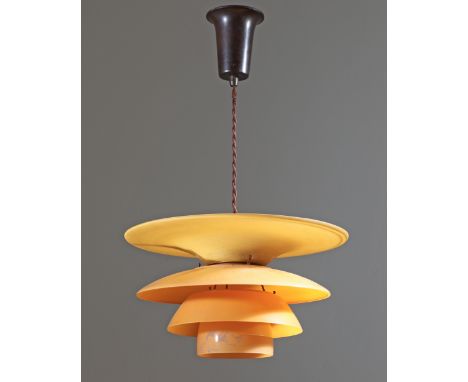 Poul Henningsen, Louis Poulsen, Pendelleuchte Modell Four Shade 4/3,5/3Poul HenningsenLouis PoulsenDesign about 1933Pendelleu