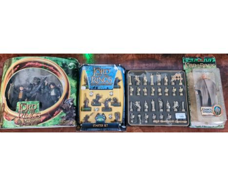 Lord of the rings - The Fellowship of the ring "Merry and Pippin and Moria mines + Moria orc set, , LOTR ToyBiz Council Legol