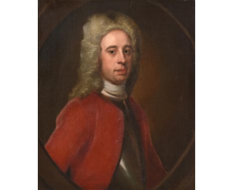 Circle of David Martin (1737-1797) Scottish  Portrait of Captain Daniel Vere Esq. of Stonebyres, father of John Vere (histori