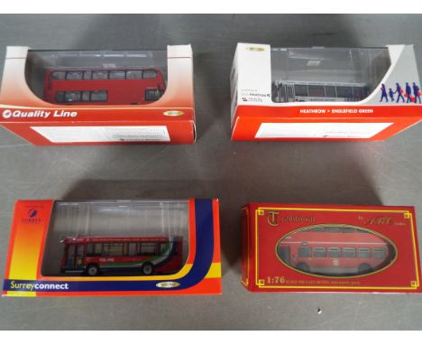 Creative Master Northcord, ABC Models - Four boxed mainly Limited Edition 1:76 scale diecast model buses. Lot includes CMN UK