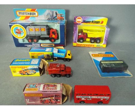 Matchbox - A collection of boxed / carded diecast vehicles in different scales from Matchbox. Lot includes Matchbox Superfast