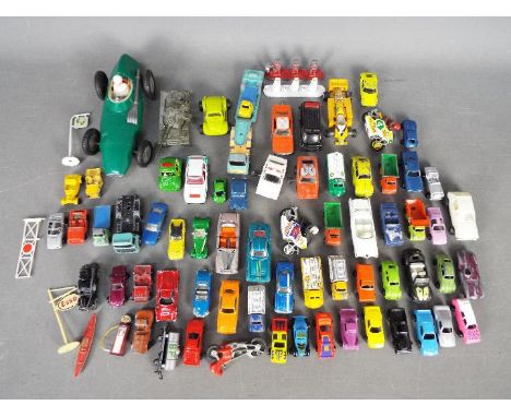 Ertl - Budgie - Tootsietoy - A lot of over 50 loose diecast and plastic vehicles in various scales including Ertl Dukes of Ha