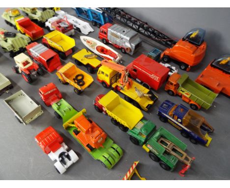 Matchbox - Lone Star - Budgie. A lot of 28 unboxed diecast vehicles in various scales including Lone Star Crane, Matchbox # K