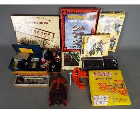 Tamiya, Others - A mixed collection containing a small quantity of boxed games and puzzles such as Trivial Pursuit, a traditi