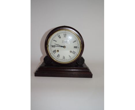 Wooden mantel clock by Committi of London