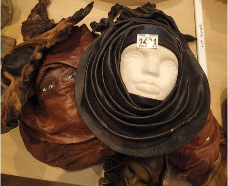 Five R N Piel leather  face from Puerto Plata Dominican Republic. Not available for in-house P&amp;P, contact Paul O'Hea at M