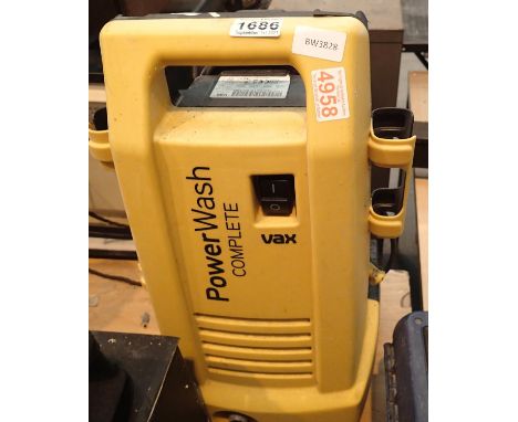 Vac VPW1WC 1800w power washer (no attachment). Not available for in-house P&amp;P, contact Paul O'Hea at Mailboxes on 01925 6