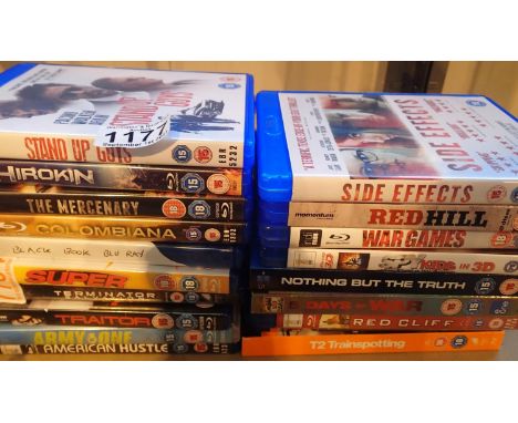 Twenty various Blu-ray films. P&amp;P Group 1 (£14+VAT for the first lot and £1+VAT for subsequent lots) 