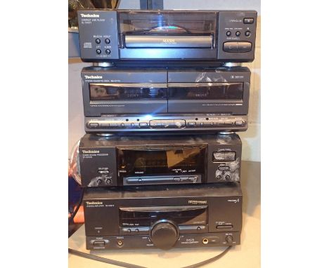 Technics separates music system to include CD player, twin tape deck amplifier etc. Not available for in-house P&amp;P, conta