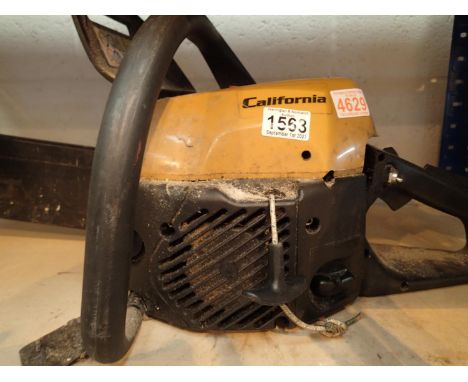 California electrical chainsaw. Not available for in-house P&amp;P, contact Paul O'Hea at Mailboxes on 01925 659133 