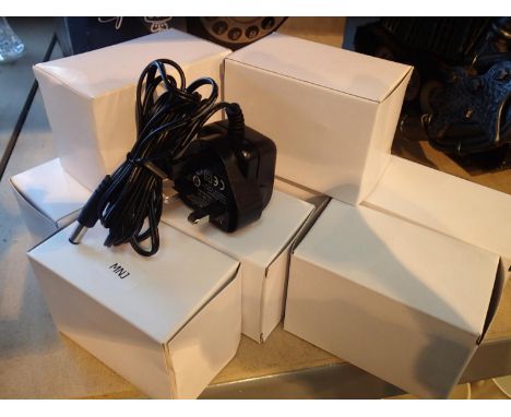 24 x 6V 0.3A power supplies, boxed, new old stock. P&amp;P Group 1 (£14+VAT for the first lot and £1+VAT for subsequent lots)