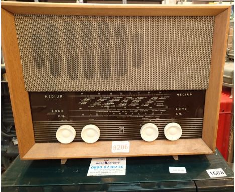 Ferranti model 255 valve radio. Not available for in-house P&P, contact Paul O'Hea at Mailboxes on 01925 659133Condition Repo