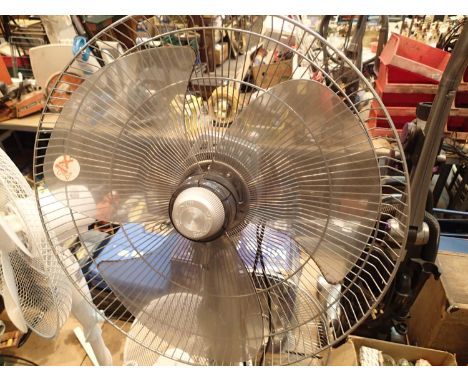 Two floor standing fans. Not available for in-house P&amp;P, contact Paul O'Hea at Mailboxes on 01925 659133 Condition Report
