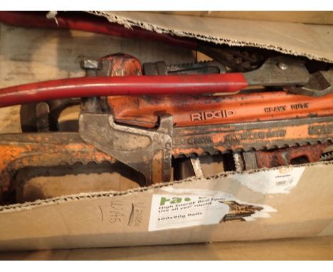 Box of heavy duty sockets and other tools. Not available for in-house P&amp;P, contact Paul O'Hea at Mailboxes on 01925 65913