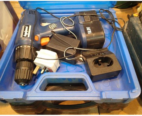 Two cordless drills challenge 24v and 18v Aglo. Not available for in-house P&amp;P, contact Paul O'Hea at Mailboxes on 01925 
