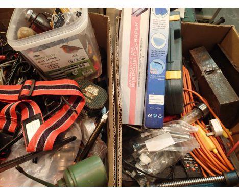 Two boxes of mixed tools to include taps, dyes socket set etc. Not available for in-house P&amp;P, contact Paul O'Hea at Mail