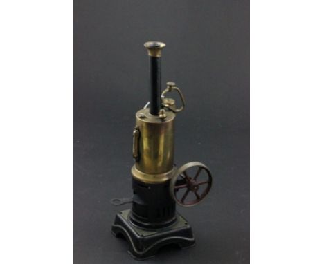 Bing Germany spirit fired vertical steam engine 12" in height approx