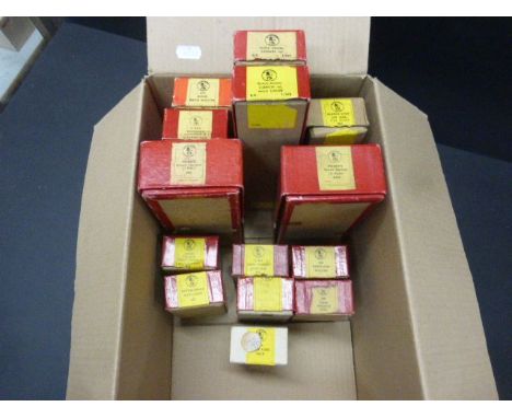Collection of 14 boxed TTR Trix Twin Railway accessories to include 640 Tank Wagon ESSO, 601 Open Wagon Low Side BR, 660 Tarp