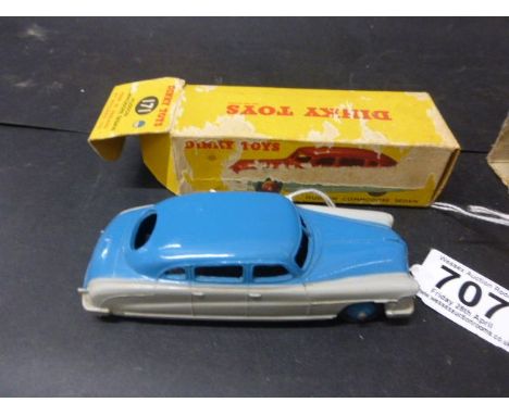Five boxed Dinky diecast models to include Cadillac Tourer, 131, diecast is gd, box is fair, with rips and tears, Dinky boxed