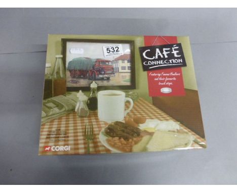 Boxed Corgi Cafe Connection diecast model Ltd Edition 1:50 scale CC11601 Leyland (LAD) Octopus Sheeted Platform Lorry Andrew 